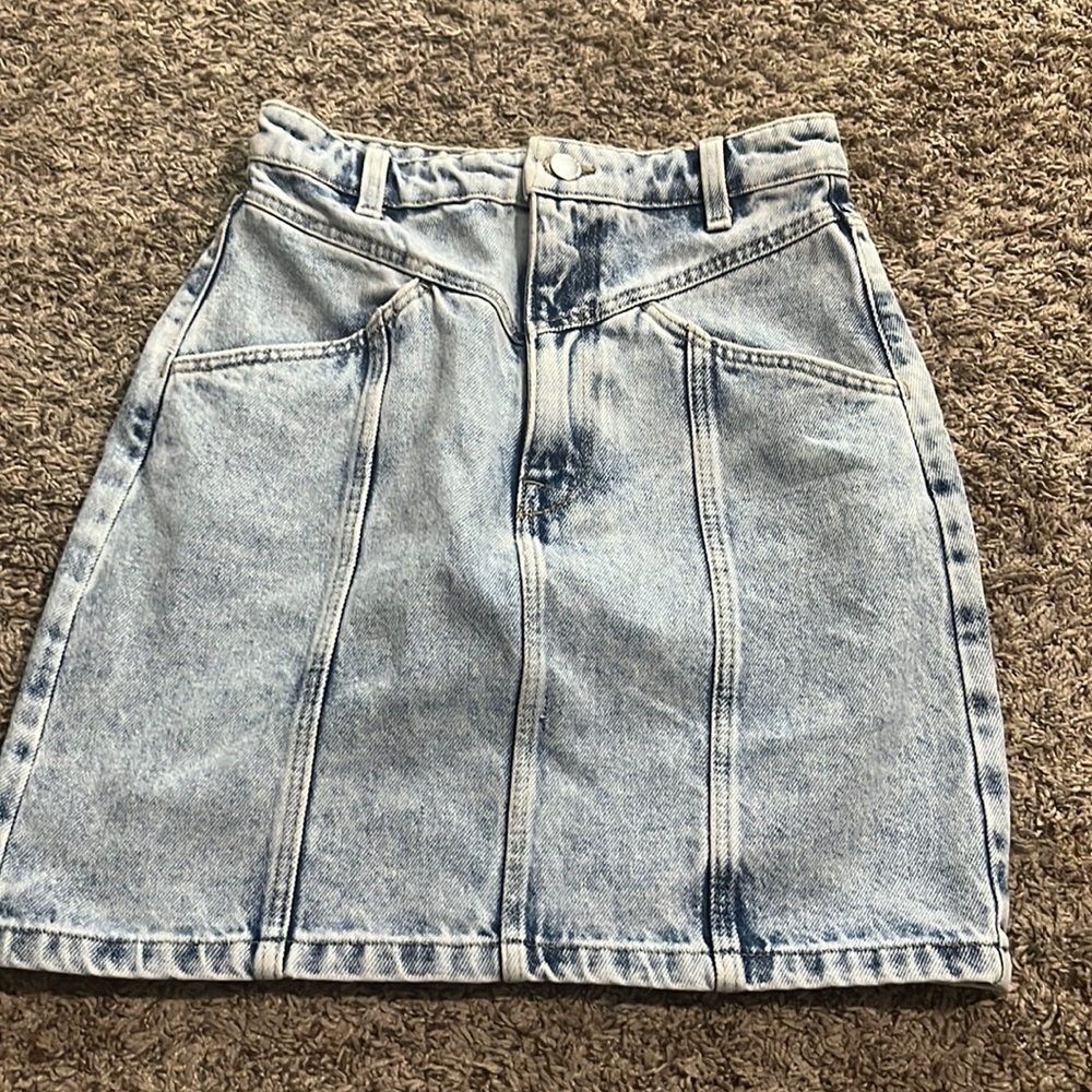 High rise Denim Skirt